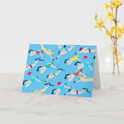 Oktopush Karte (Gelbe Blume)