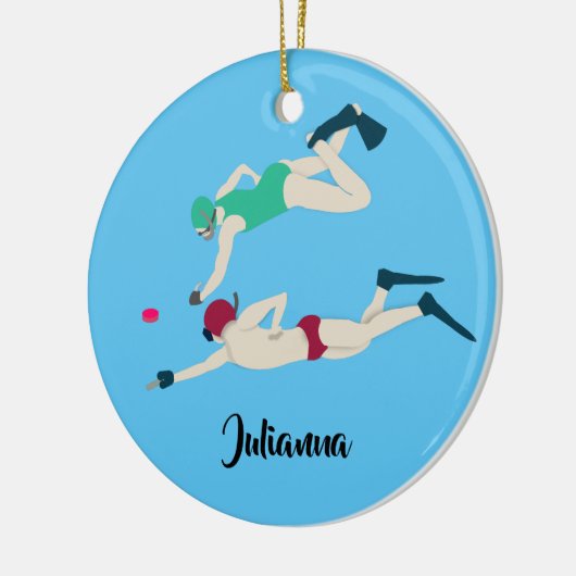 Oktopush Keramik Ornament (Links)