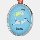 Oktopush Ornament Aus Metall (Links)