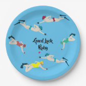 Oktopush Pappteller (Vorderseite)