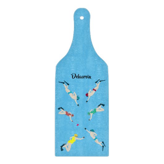 Oktopush Schneidebrett (Vorderseite)