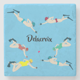 Oktopush Steinuntersetzer