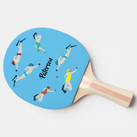 Oktopush Tischtennis Schläger (Seitenansicht)