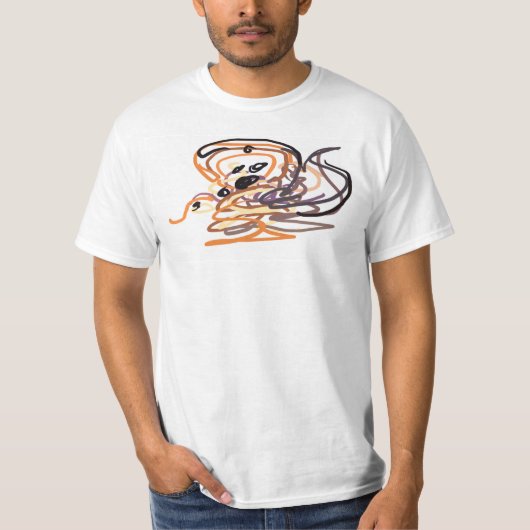 Oktopuskunst T-Shirt (Vorderseite)