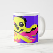 Oktopusliebe Jumbo-Tasse (Vorderseite Rechts)