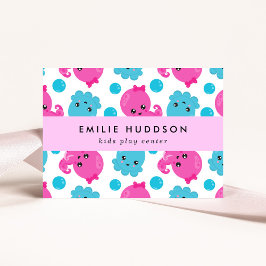 Oktopusmuster, Kinderspielzentrum, Aktivitätszentr Visitenkarte