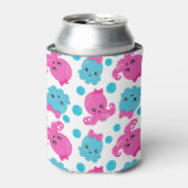 Oktopusmuster, Niedlicher Oktopus, Meerestiere Dosenkühler (Kanne Vorderseite)