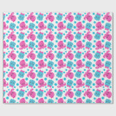 Oktopusmuster, Niedlicher Oktopus, Meerestiere Geschenkpapier (Flach)