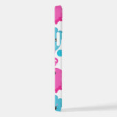 Oktopusmuster, Niedlicher Oktopus, Meerestiere iPhone Hülle (Rechte Seite)