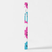 Oktopusmuster, Niedlicher Oktopus, Meerestiere iPhone Hülle (Linke Seite)