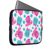 Oktopusmuster, Niedlicher Oktopus, Meerestiere Laptopschutzhülle (Vorne Rechts)