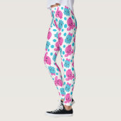 Oktopusmuster, Niedlicher Oktopus, Meerestiere Leggings (Links)