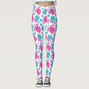 Oktopusmuster, Niedlicher Oktopus, Meerestiere Leggings