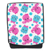 Oktopusmuster, Niedlicher Oktopus, Meerestiere Rucksack (Vorderseite)