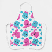 Oktopusmuster, Niedlicher Oktopus, Meerestiere Schürze (Vorderseite)