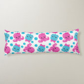 Oktopusmuster, Niedlicher Oktopus, Meerestiere Seitenschläferkissen (Rückseite)