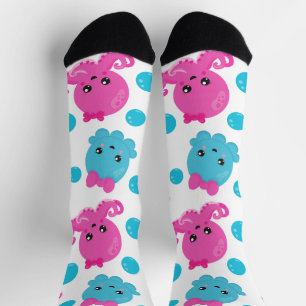 Oktopusmuster, Niedlicher Oktopus, Meerestiere Socken