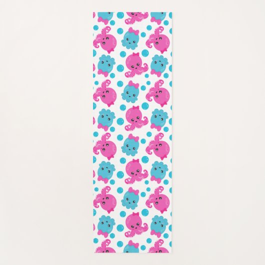 Oktopusmuster, Niedlicher Oktopus, Meerestiere Yogamatte (Vorderseite)