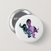 Oktopusneon Button (Vorne & Hinten)