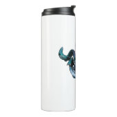 Oktopusneon Thermosbecher (Nach links gedreht)