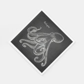 Oktopussketch Serviette (Ecke)