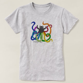 Oktopussy-T - Shirt niedlich Octopus-Katze