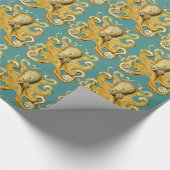 Oktopusverpackungspapier Geschenkpapier (Ecke)