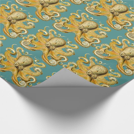 Oktopusverpackungspapier Geschenkpapier (Ecke)
