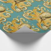 Oktopusverpackungspapier Geschenkpapier (Ecke)