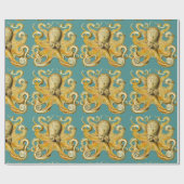 Oktopusverpackungspapier Geschenkpapier (Flach)