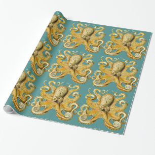 Oktopusverpackungspapier Geschenkpapier