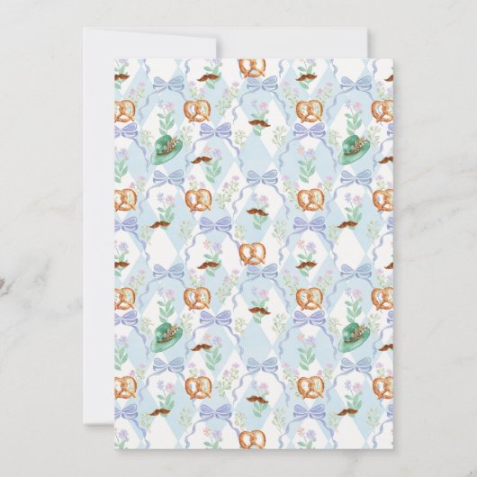 OkTWOberfest | Bavarian Octoberfest 2nd Birthday Einladung (Rückseite)