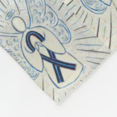 Okulare Melanom Bewusstseinsbildung Band Fleece Bl (Ecke)