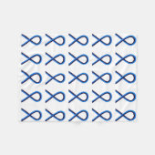 Okulare Melanom Bewusstseinsbildung Band Fleece Bl (Vorderseite (Horizontal))