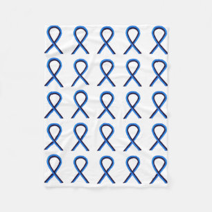 Okulare Melanom Bewusstseinsbildung Band Fleece Bl