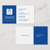 Okulistin | Optiker Visitenkarte (Vorne/Hinten)