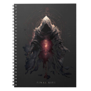 Okulte Figur Dunkle Kunst Notizblock