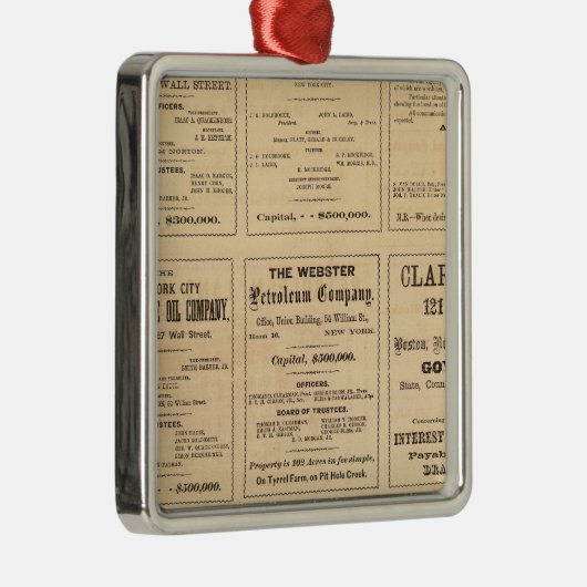 Öl-Anzeigen Silbernes Ornament (Rechts)