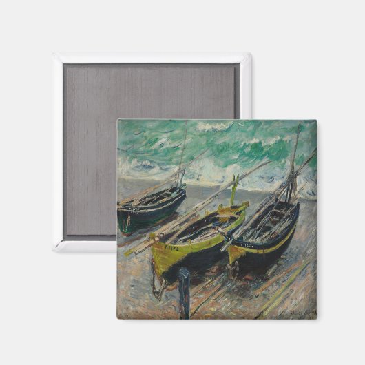 Öl auf Leinwand Künstlerischer Claude Monet Naturm Magnet (Vorderseite/Rückseite)