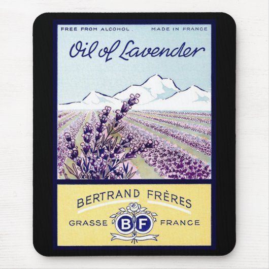 Öl aus Lavender - Grasse Frankreich Mousepad (Vorne)