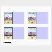 Öl aus Lavender - Grasse Frankreich Rechteckiger Aufkleber (Blatt)