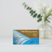 Öl, Benzin und Heizungs-Ölpipeline Visitenkarte (Stehend Vorderseite)