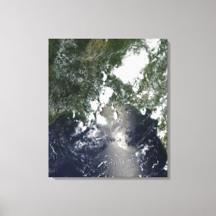 Öl breitet sich nordöstlich aus leinwanddruck