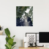 Öl breitet sich nordöstlich aus poster (Heimbüro)