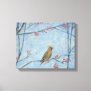 Öl des Waxwing 2013 auf Leinwand