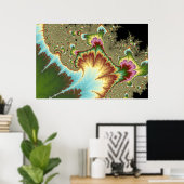 Öl-Erweiterung - Fraktal-Plakat Poster (Heimbüro)