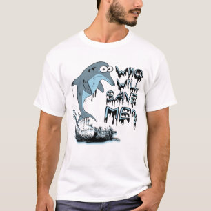 Öl-Fleck-Delphin-T - Shirt