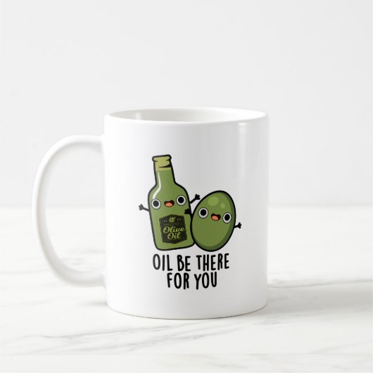 Öl für Sie Funny Oliven Pub Kaffeetasse (Links)