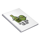 Öl für Sie Funny Oliven Pub Notizblock (Rechte Seite)