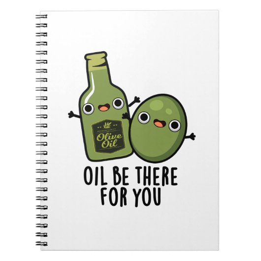 Öl für Sie Funny Oliven Pub Notizblock (Vorderseite)